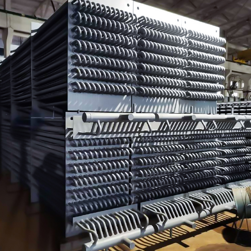 Economizer a kazán végtermék-füstgázához